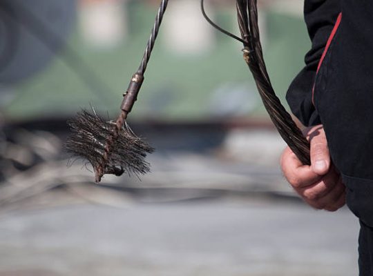 Un ramoneur travaille souvent en hauteur. De plus, il manipule des outils dangereux et fait face à des risques quotidiens.